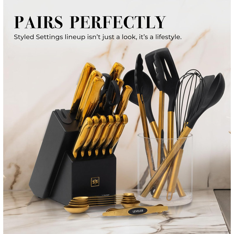 Magnetic Measuring Spoons Set - Stainless Steel Measuring Spoons - Magnetic Measuring Spoon Set, Gold Measuring Spoons Magnetic, Cute Measuring Spoons For Cooking & Baking