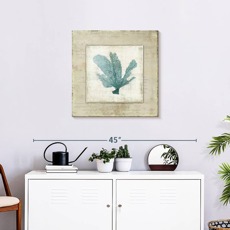 Brampt Chambray Coral Mini I, 24" H x 24" W