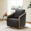 Fauteuil demi-tonneau pivotant l 32 po Nieve-1132893109