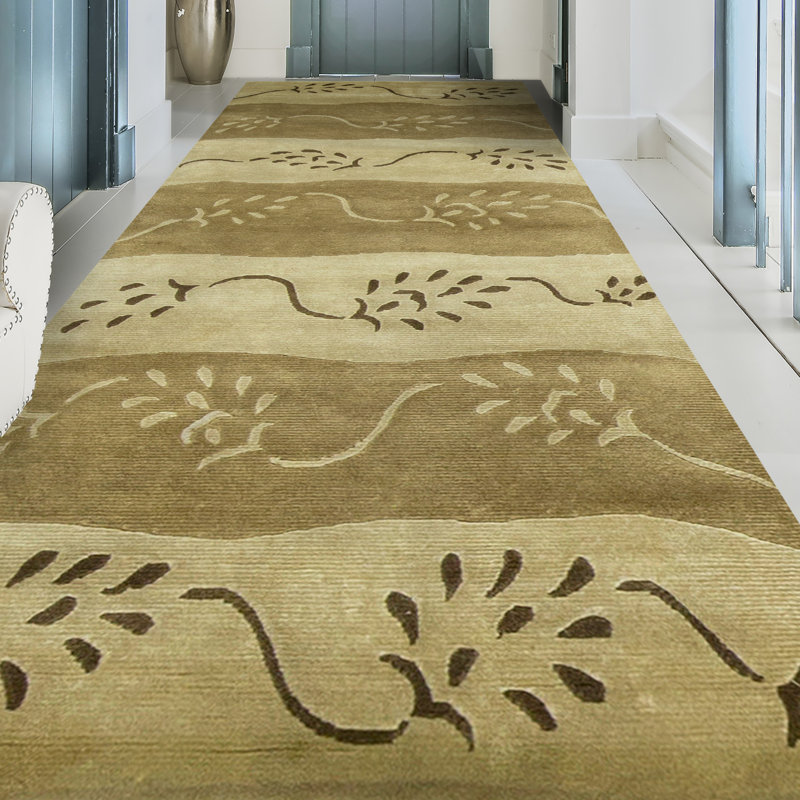 Hand-Knotted High-Quality Beige Area Rug