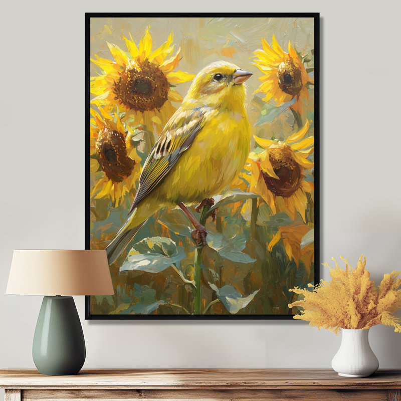 Duffina - Animals Wall Art, Noir, Impression encadrée flottante, H 20 po x l 12 po