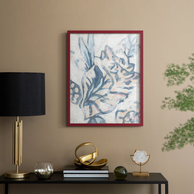 «Beach Shell Fresco II», reproduction encadrée - bois massif