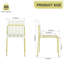 Chaise de salle à manger d'extérieur moderne - Ensemble de salle à manger d'intérieur / extérieur pour terrasse, balcon, café-1859088036