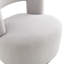 Fauteuil demi-tonneau pivotant en tissu Teddy-1660055780