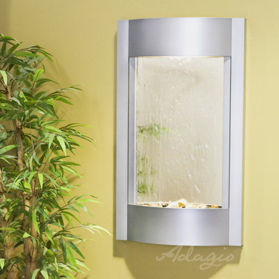 Serene Waters Fountain with Light