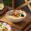 Ensemble de 4 bols à soupe en porcelaine 8 pouces Ramen