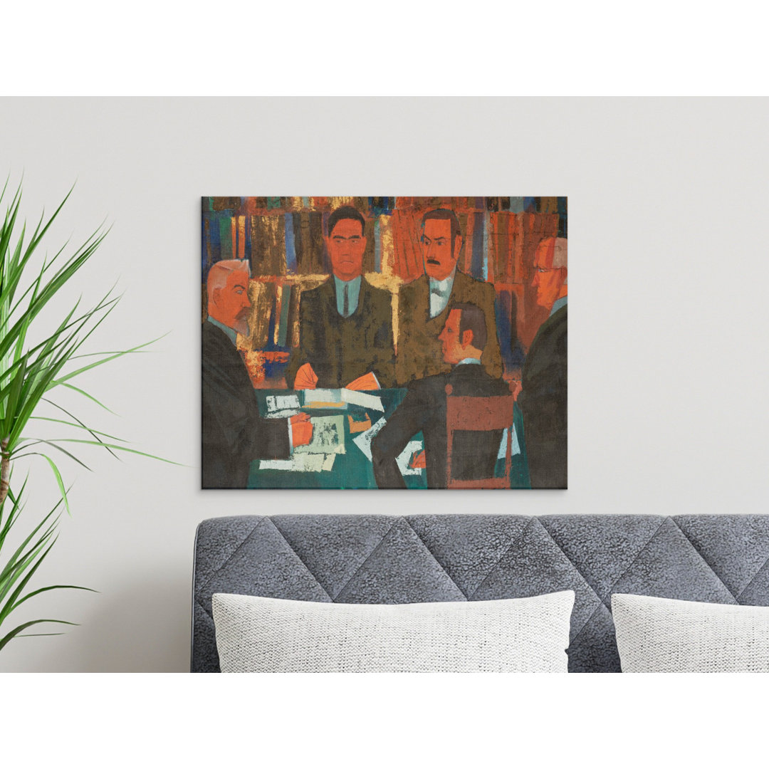 Board Meeting Canvas Wall Art, Gallery Wrapped Print, Ready to Hang, Modern Decor, Archival Quality, Group Portrait Canvas, Statement Piece