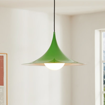Niurka 17.7" W 1-Light Steel Pendant