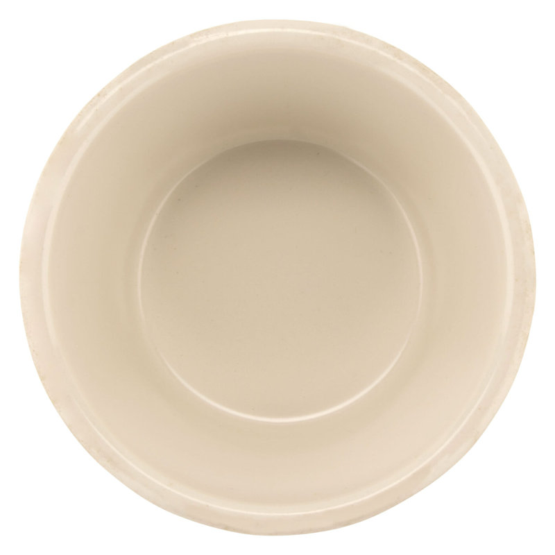 GET Plat de cuisson en mélamine et ramequin, Ivoire