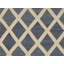 Geometric Area Rug in White/Blue