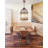 4-Light Vintage Birdcage Crystal Chandelier, Adjustable Height Dimmable Industrial Pendant Light for Dining Room, Foyer, Bar