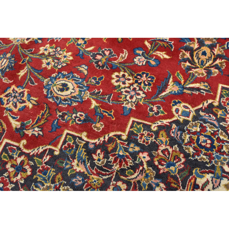 Gilot One-of-a-Kind 9'8'' X 12'9'' 1980s Wool Area Rug Red