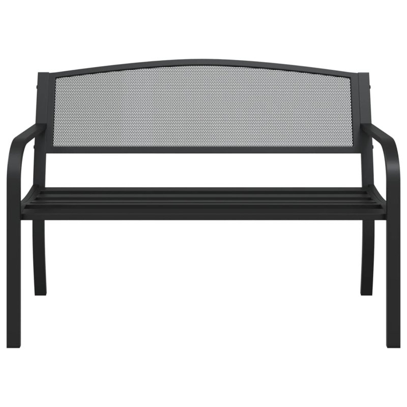 Almodovar Steel Outdoor Bench