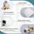 Wall-Mounted Single Shower Head With 1.8 GPM And 8 Inches-105627984