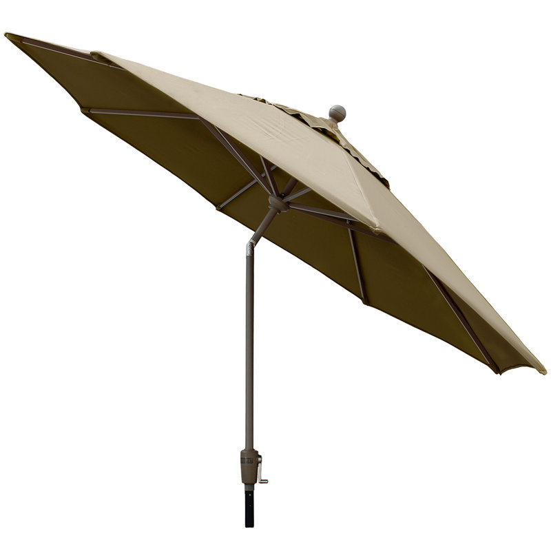 Parasol de marché 9 pi Hargus, Toile Sunbrella® beige antique