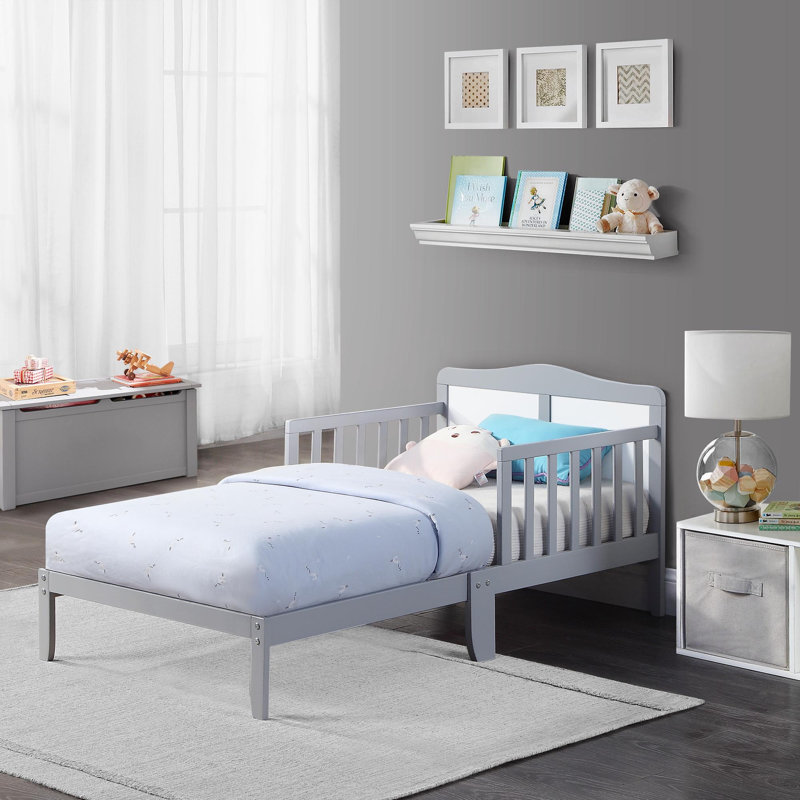 Lit pour tout-petits Birdie, Gris clair