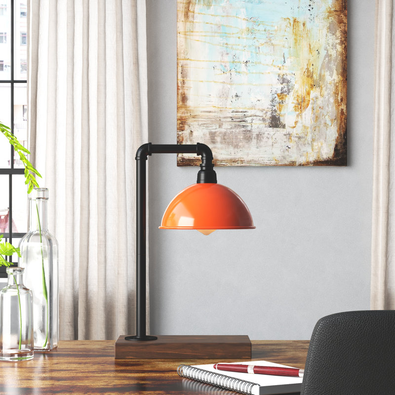 Saige Wood Desk Lamp, Yes