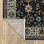 Tapis oriental bleu / brun Hovis-1261165595