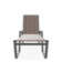 Holna Outdoor Rust-Resistant Metal Chaise Lounge