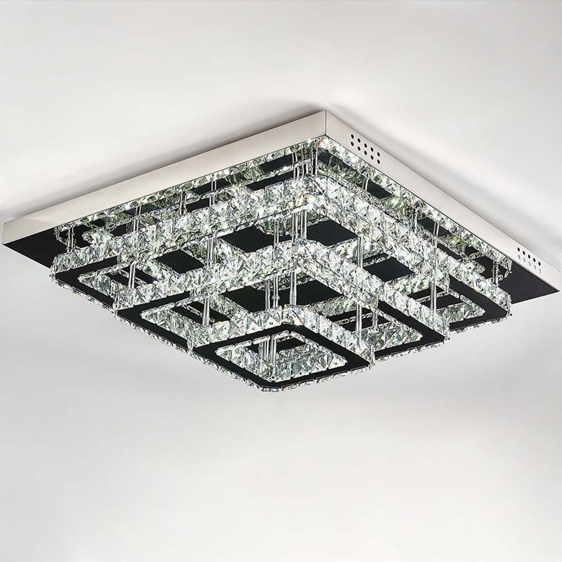 Hurley LED Flush Mount, 23cm H x 70cm W x 70cm D