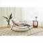 Chaise berçante inclinable en cuir BEIMO