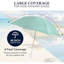 Parasol de plage pour chaise réglable et universelle sur parasol de plage avec protection UV-799383962