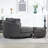 Upholstered Barrel Chair With Ottoman-108805426