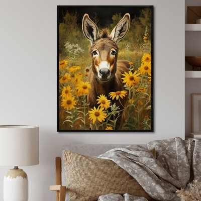 «Yellow Donkey Absurdity I - Donkey», art mural