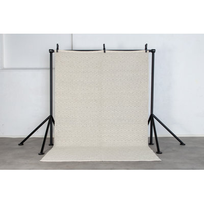 Mcdaniel Solid Colour Wool Hand Woven Area Rug