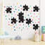  Chalkboard Puzzle With Colourful Dalmatian Dots Wall Decal
