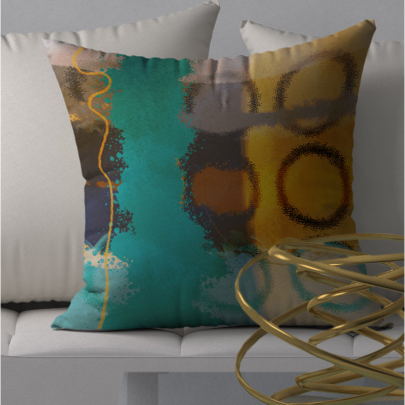 Geometric Reversible Throw Pillow, 20" x 20"