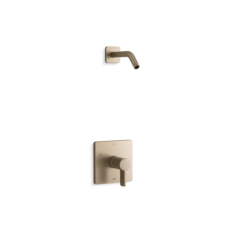 Parallel Shower Trim Set, Vibrant Brushed Bronze