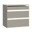 Add-On Chest of Drawers for Wardrobes, 3 Drawers, Engineered Wood, Gray, 53.5cm W x 78.2cm H x 52.7cm D-111362250