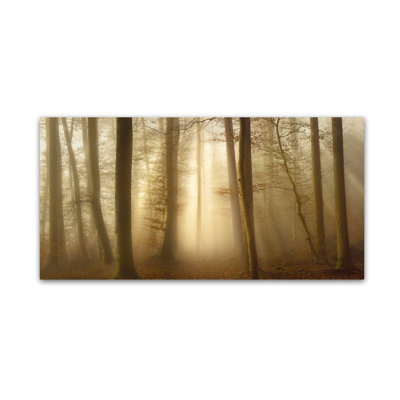 Art mural sur toile tendue - «Into The Trees» de Norbert Maier pour décoration de salon, de chambre à coucher ou de bureau - 16 x 32
