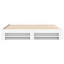 Vidaxl Bed Frame Without Mattress White 135X190 Cm Double Engineered Wood-105716647
