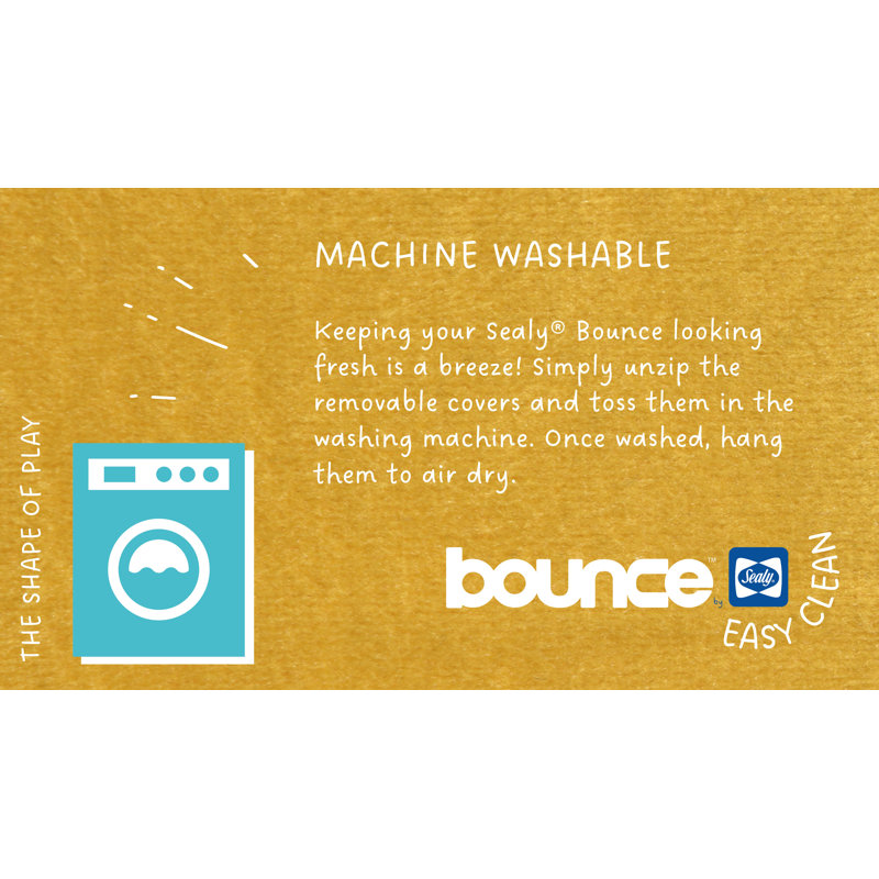 Ensemble de jeu pour enfants Sealy Bounce, Jaune