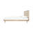 Camiah Acacia Wood Panel Bed, Beige-1825164464