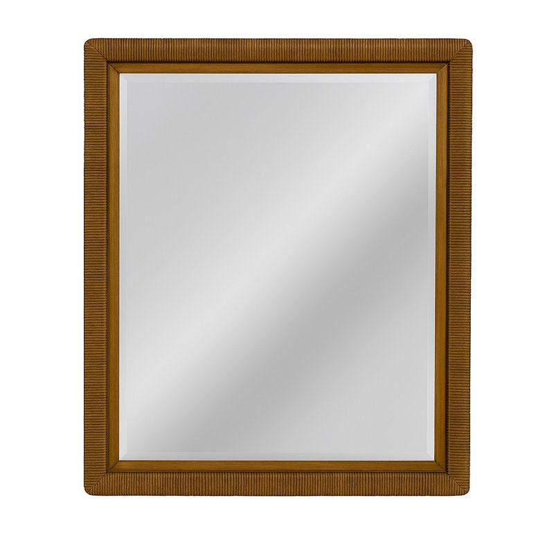 Naples Coastal Beveled Dresser Mirror, Havana