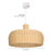 Boho Rattan Hanging Light for Kitchen Island-118375852