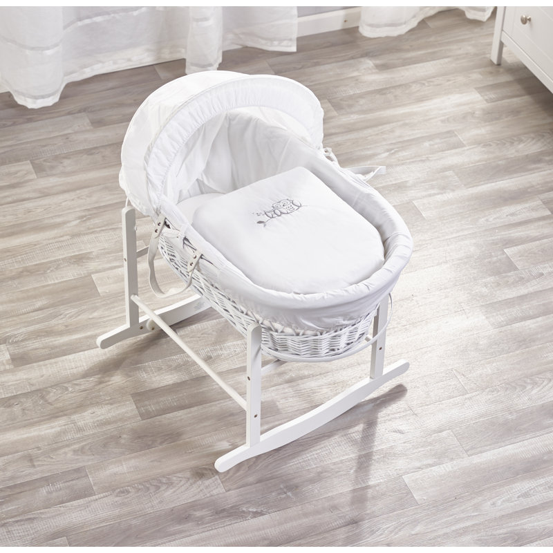Moses Basket with Bedding with Mattress
