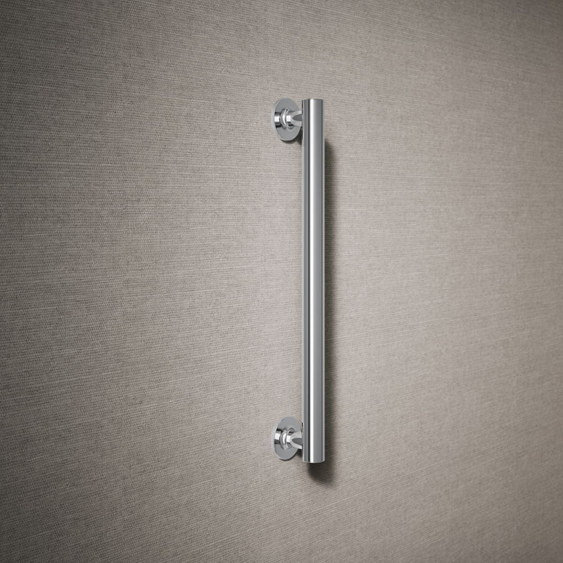 Purist Grab Bar, Polished Stainless, 18"W