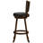 Timothy Chestnut And Black Swivel Bar Seats ( Of 2) - Enhancing Look Your Home 2Pcs Chairs Ideal For Chilling In