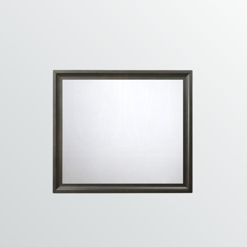 Glint Mirror in Antique Gray