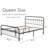 Babbette Metal Open-Frame Bed