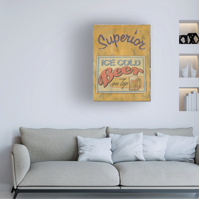 Marcus Jules Ice Cold Beer Canvas Art
