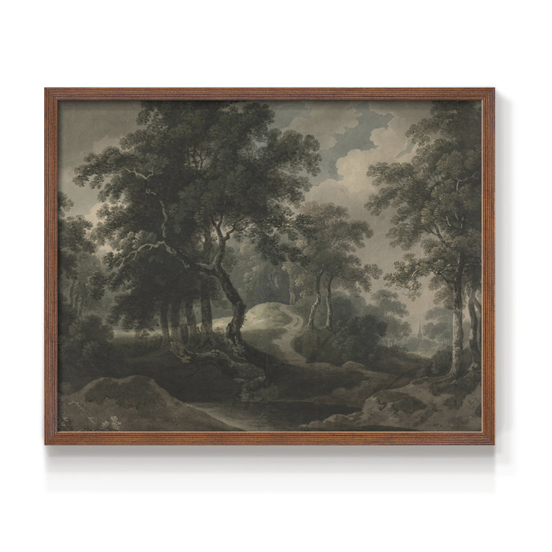Paysages rétro-Cccxci-reproduction encadrée