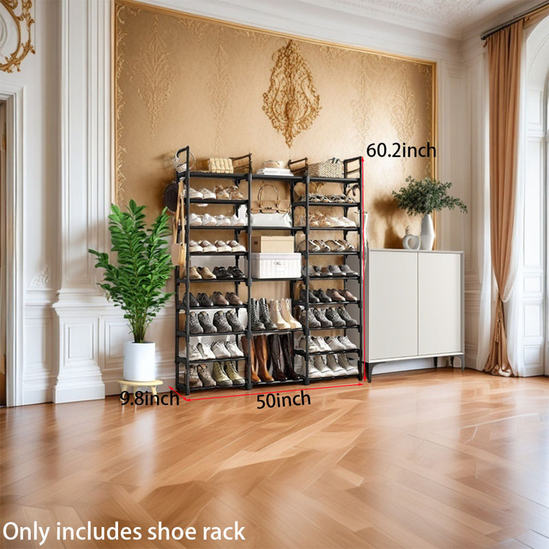 Pour la maison, le vestibule, la chambre à coucher et la porte, étagère à chaussures, Noir