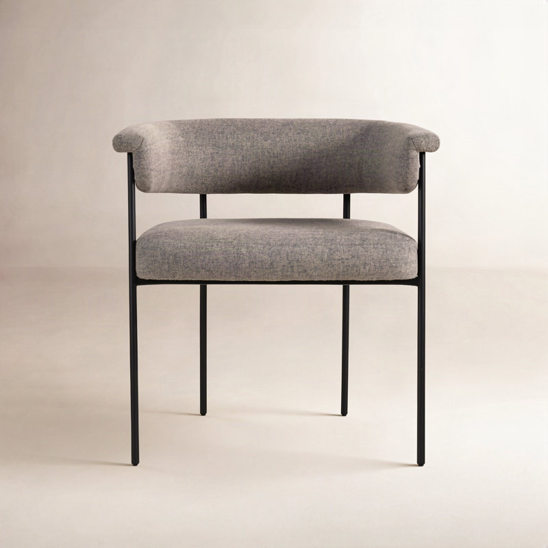 Carrie Upholstered Arm Chair, Orly Natural