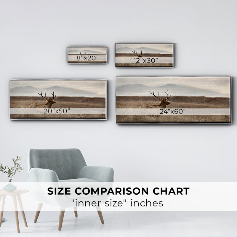 «Now You See Me», toile encadrée, H 12 po x l 30 po