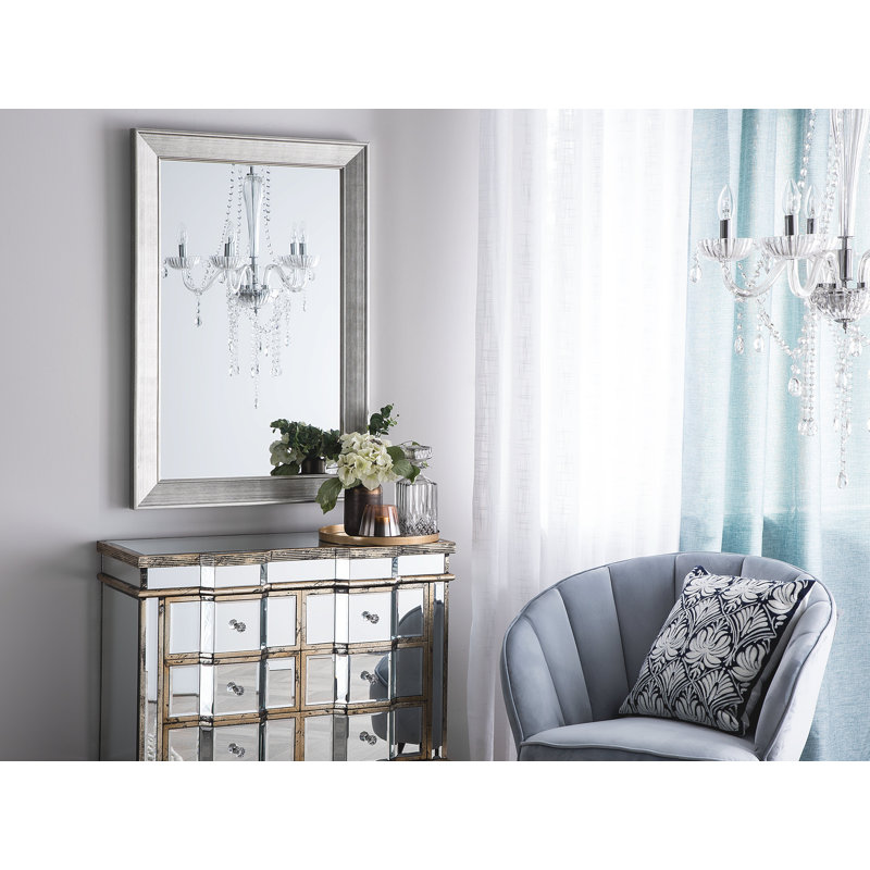 Caston Flat Wall Mirror, 91cm H x 61cm W